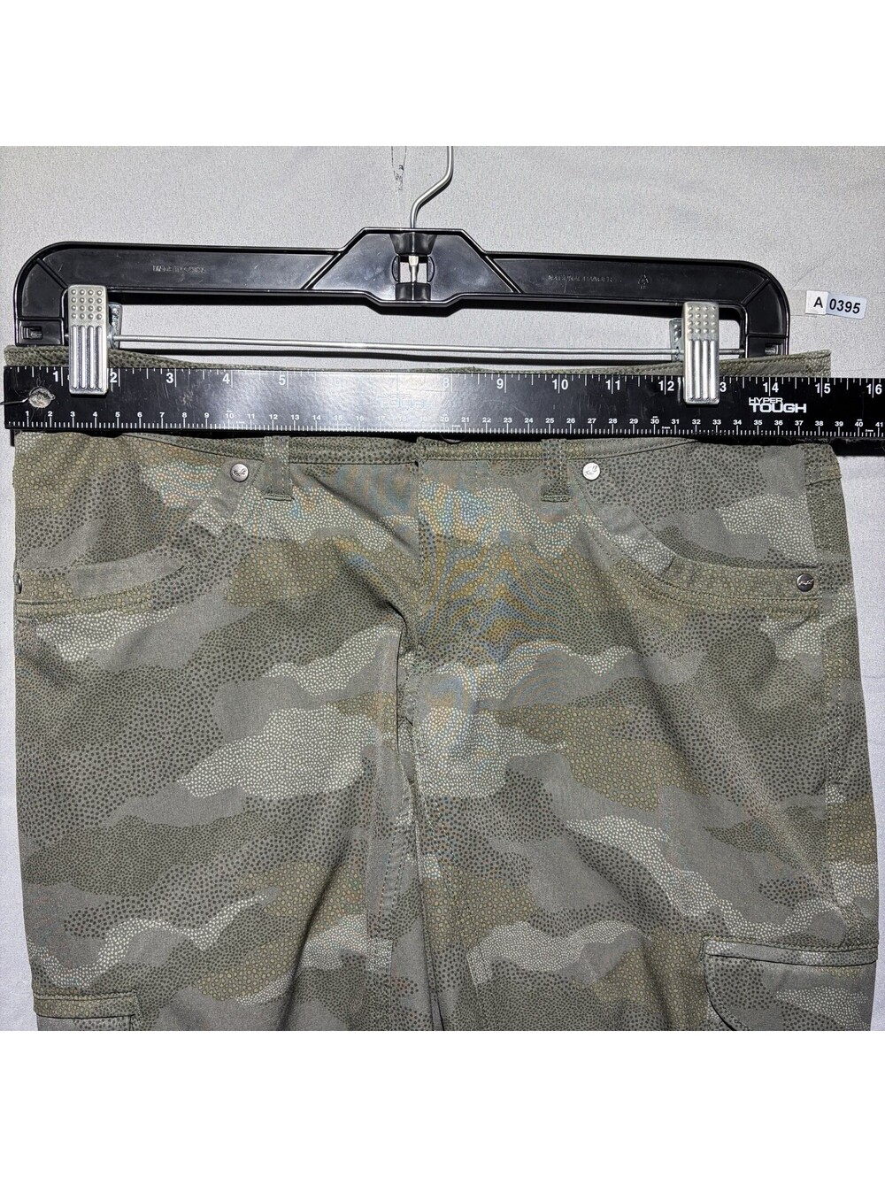 Kuhl Freeflex Roll-Up Pants Womens 6 Green Camo Cargo Outdoors - Massively RARE - Picture 4 of 15